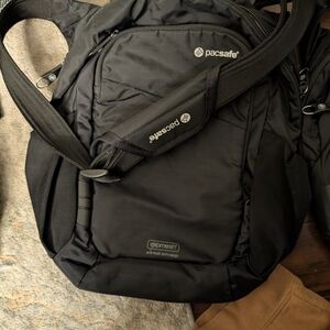 Pacsafe Black Anti-Theft Men's Bag